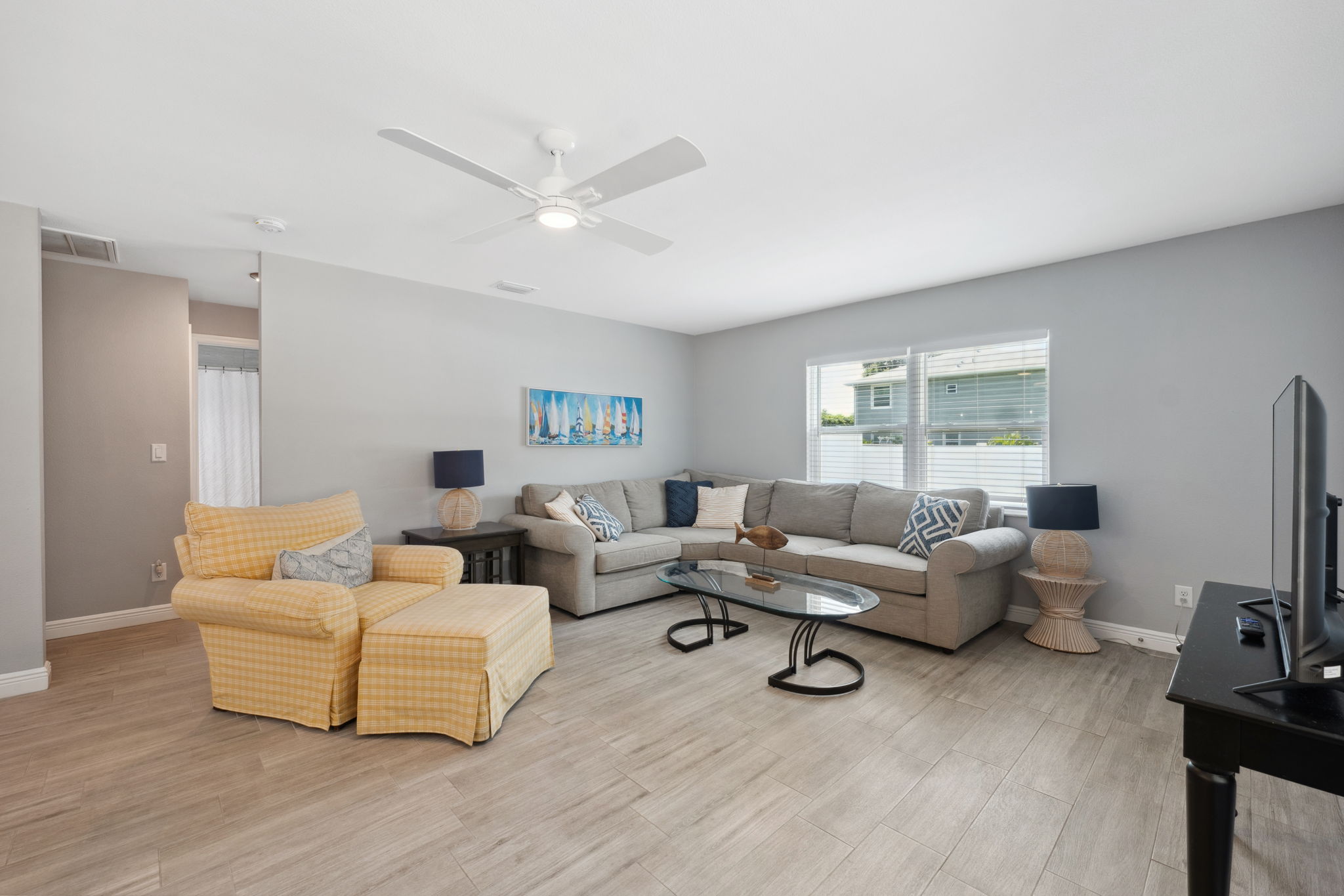 unit F living room