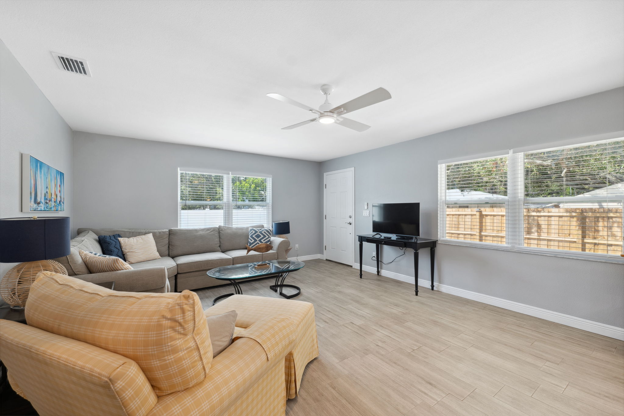 unit F living room