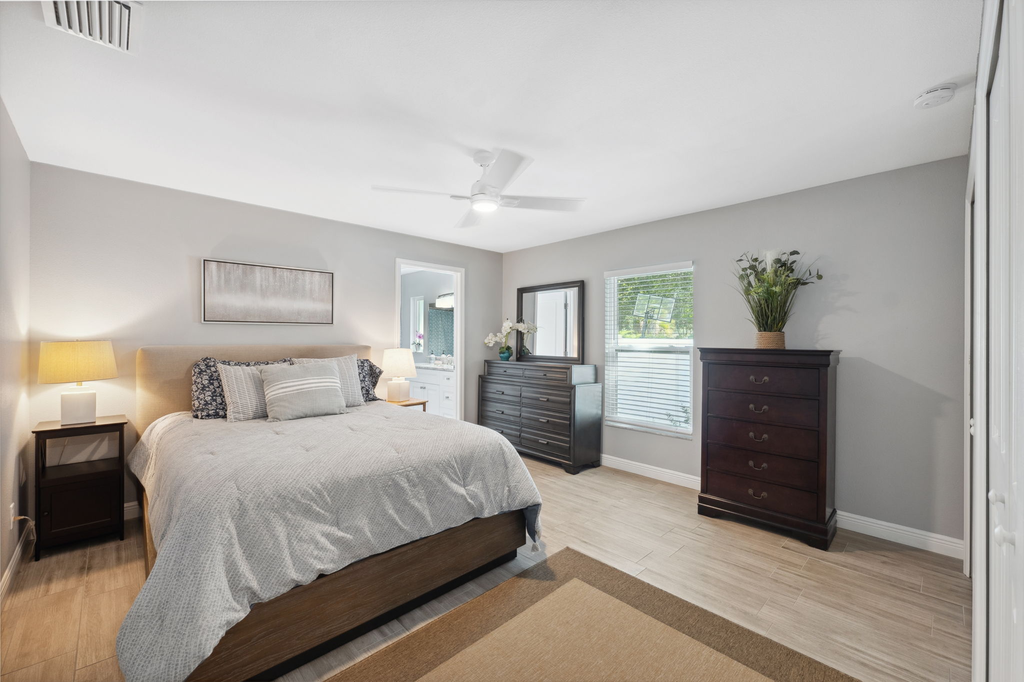 Unit F master bedroom