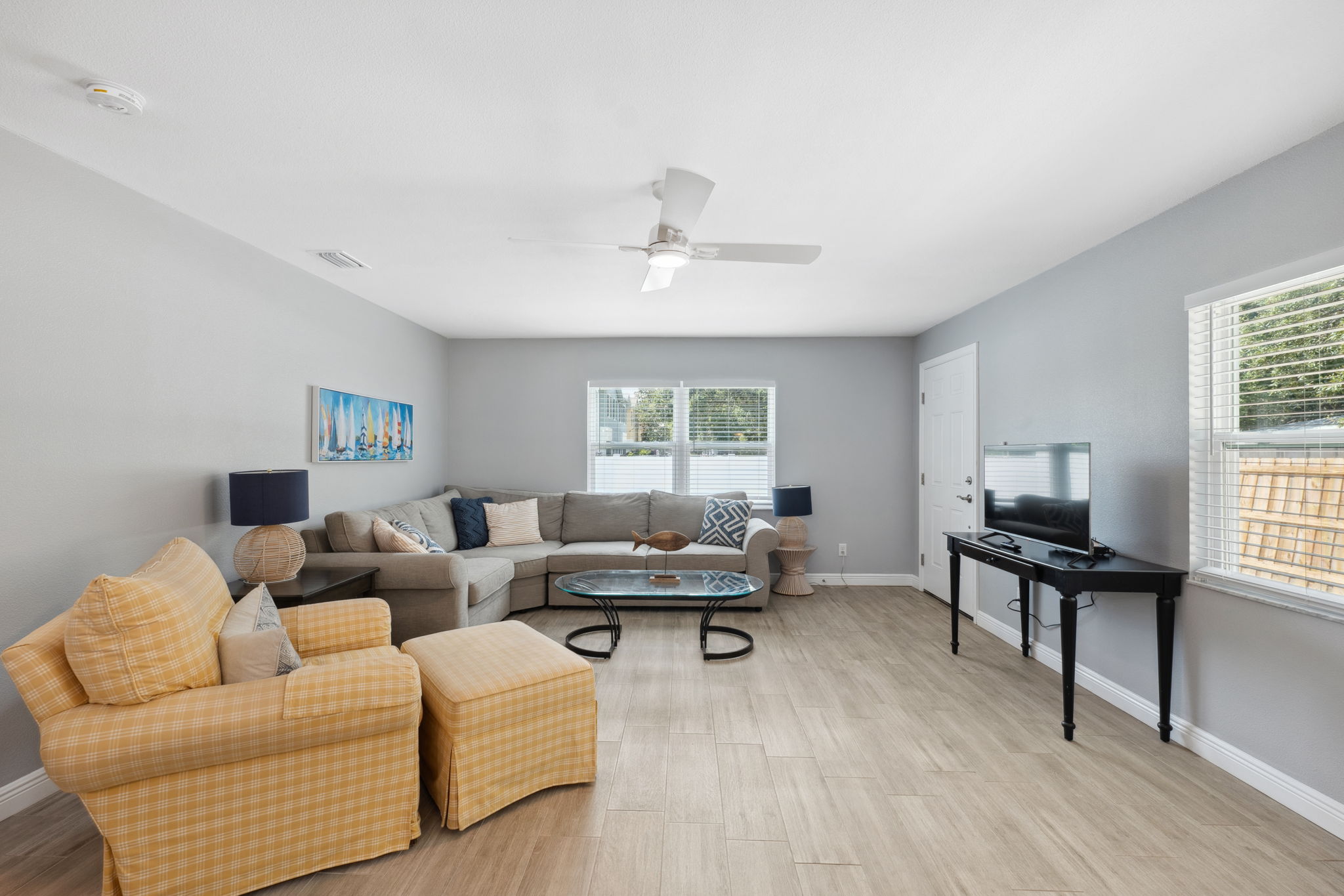 unit F living room