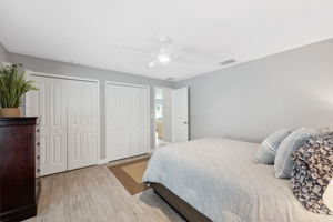 Unit F master bedroom