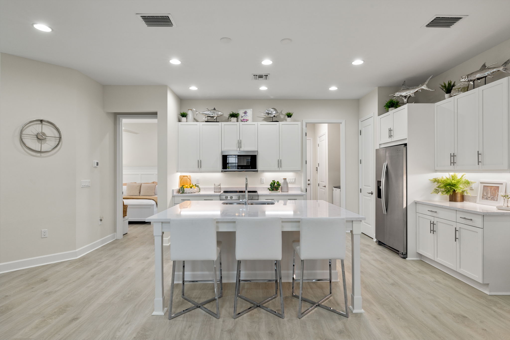 Kitchen Island View