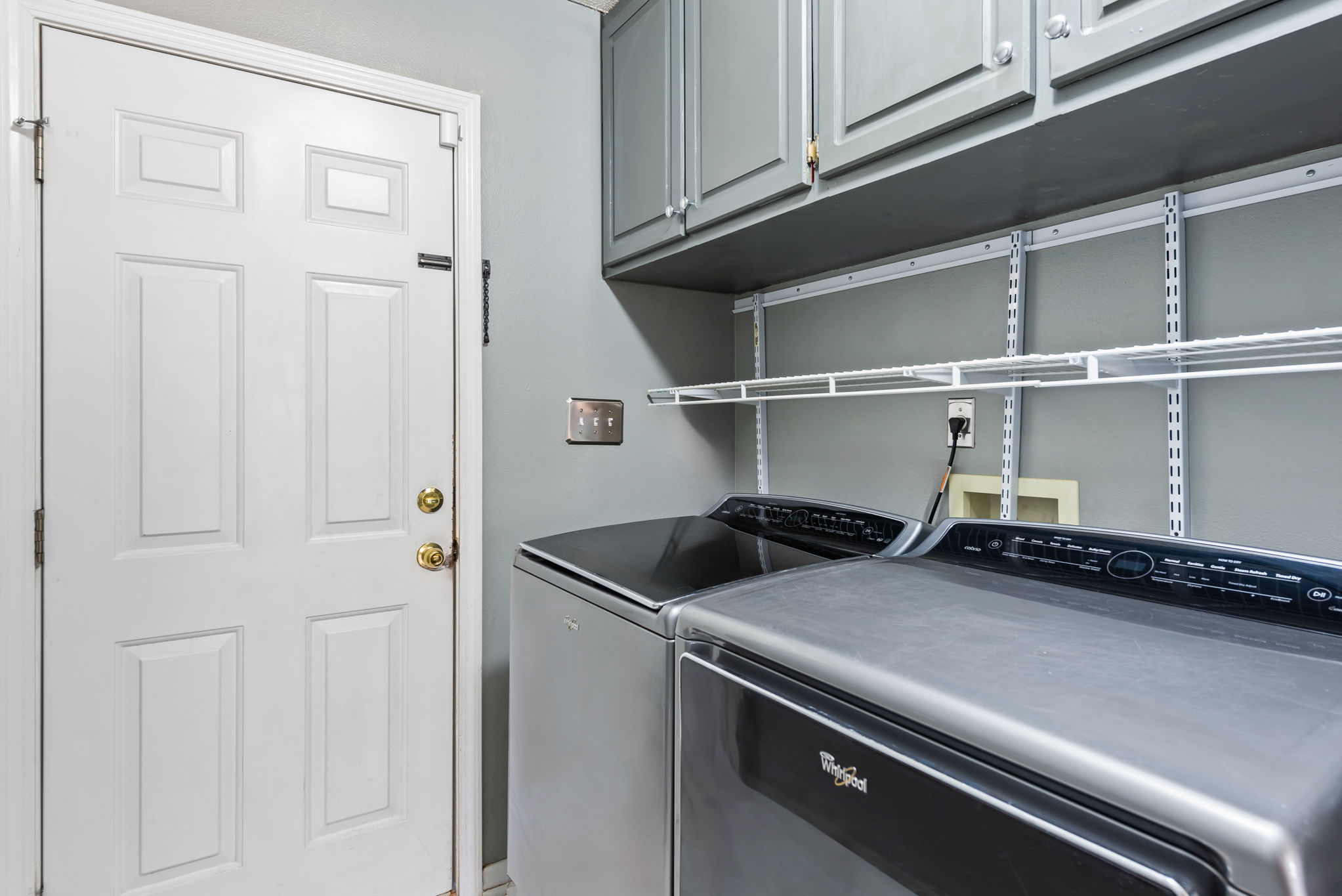 Laundry and Door to Garage