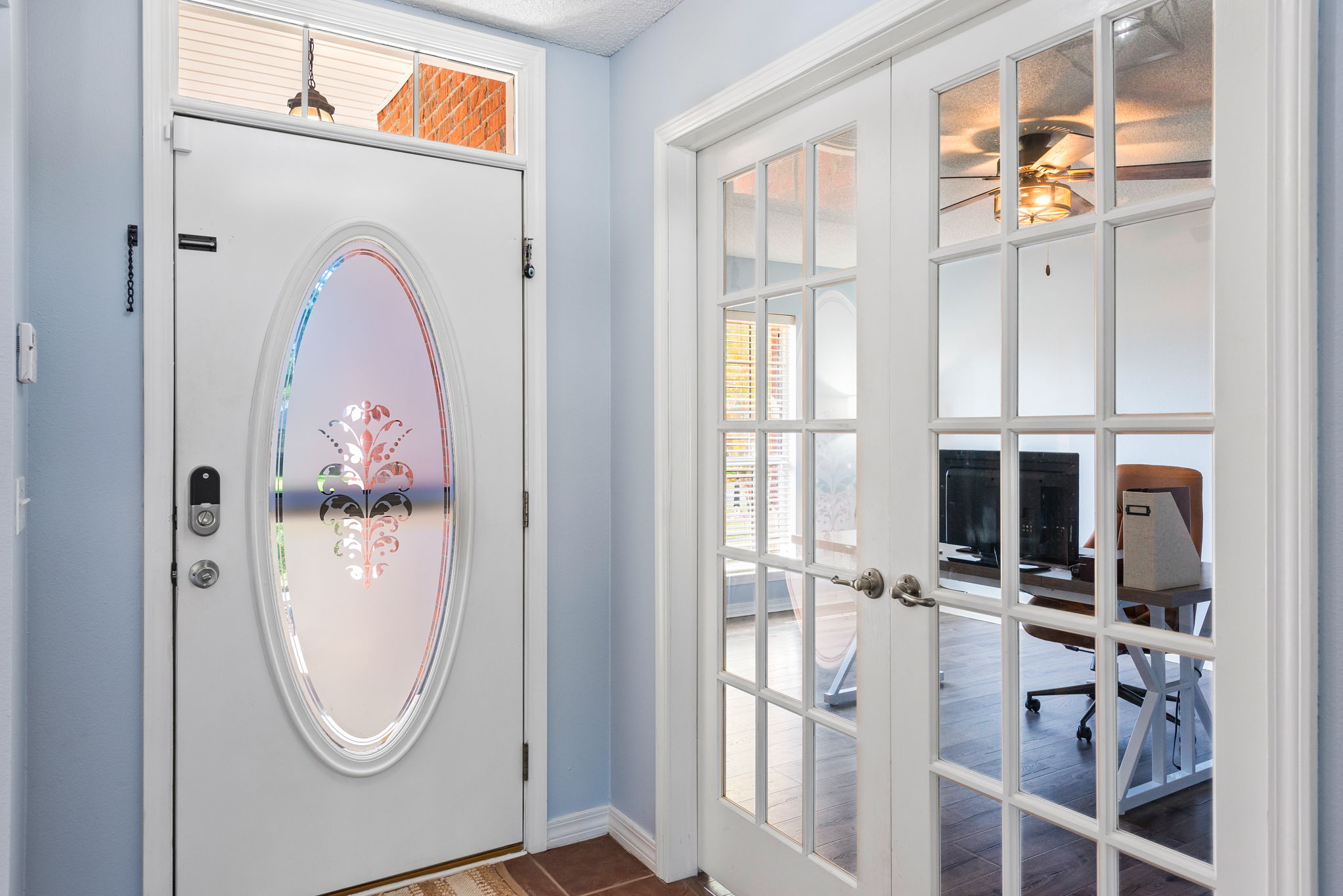 Foyer and Doors to Office