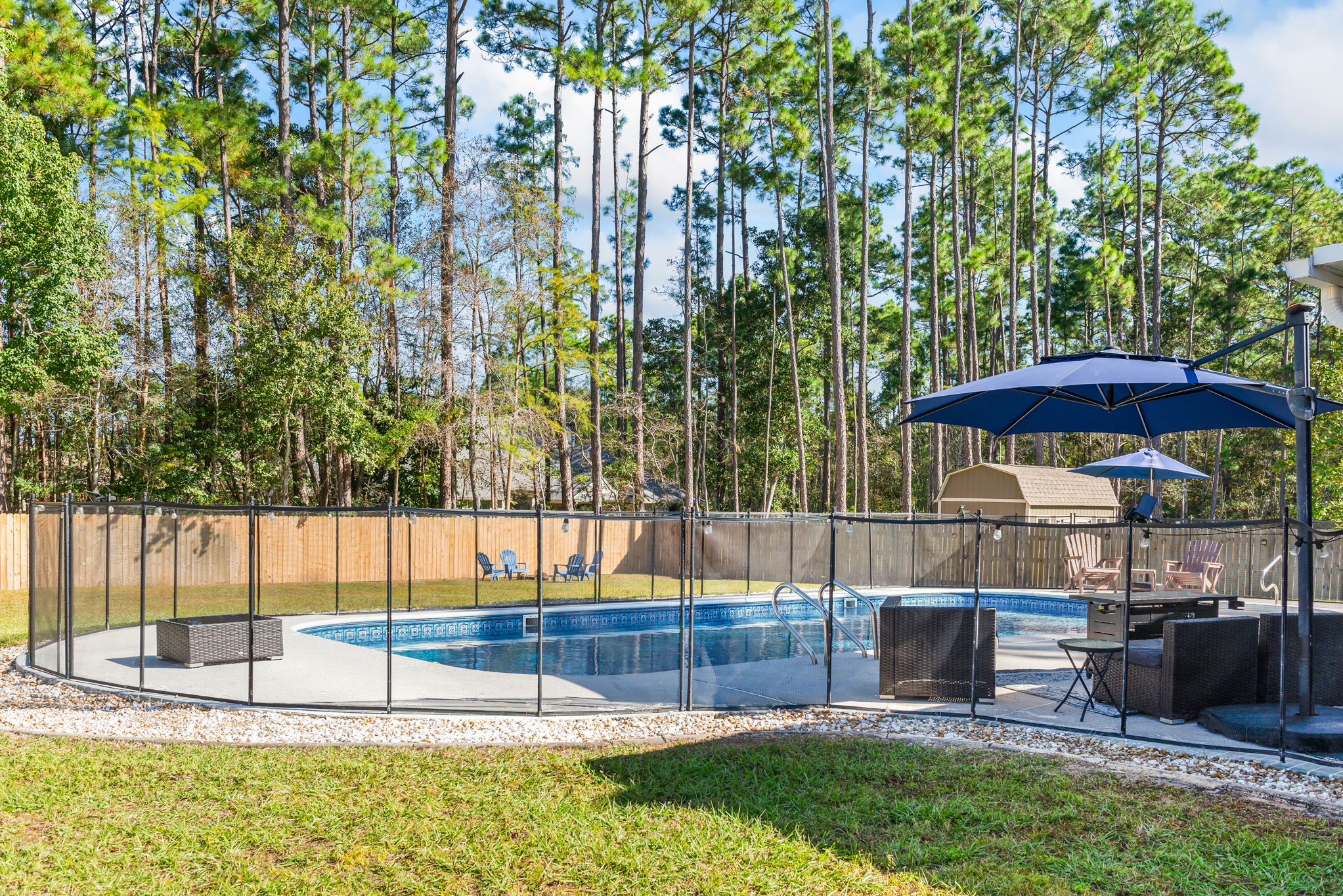 Fenced Pool Area