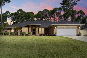 Front of Home at Twilight