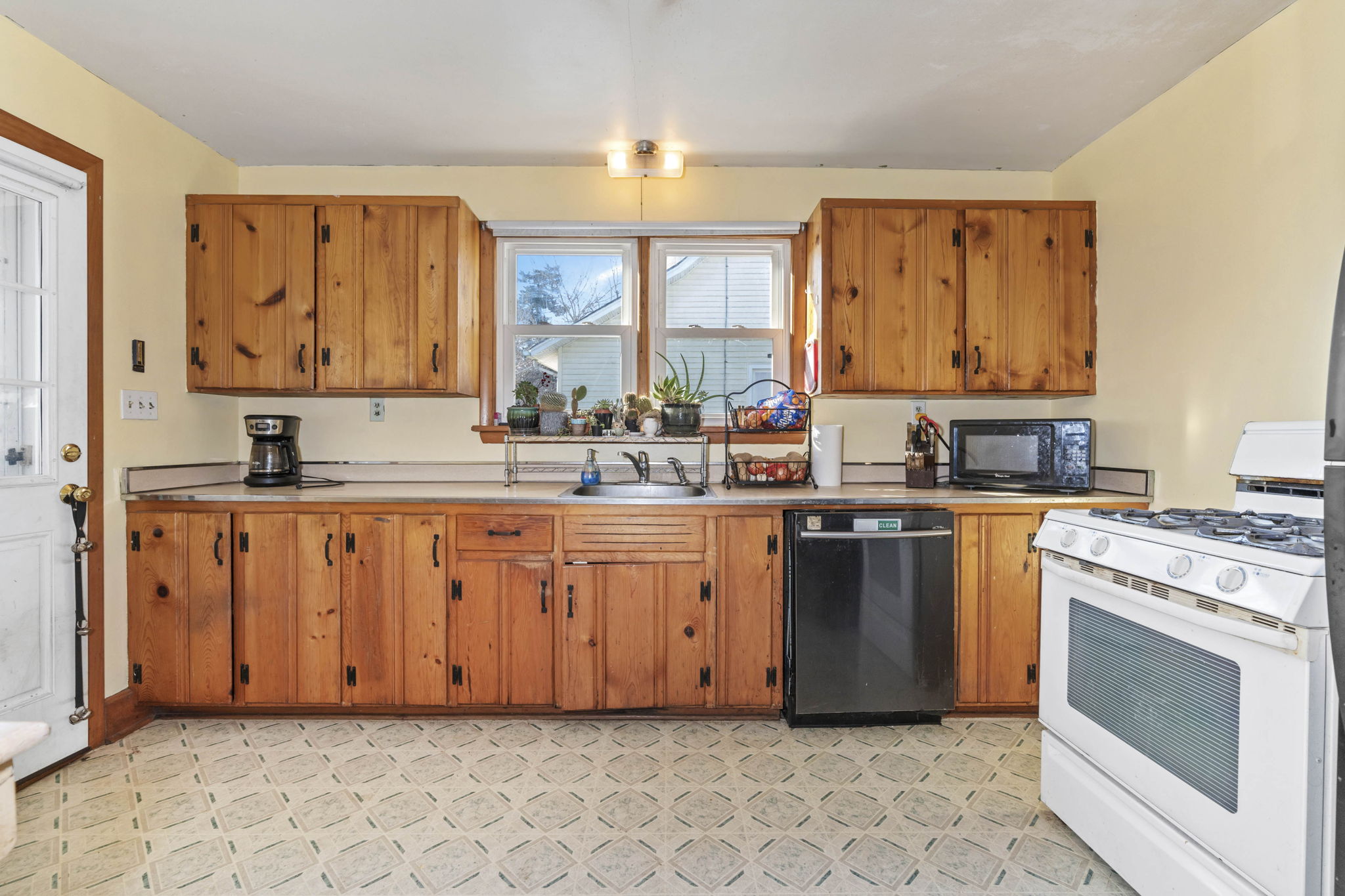 Wood cabinets