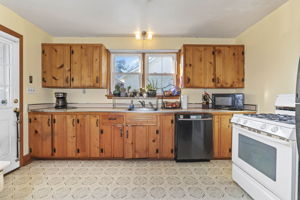 Wood cabinets