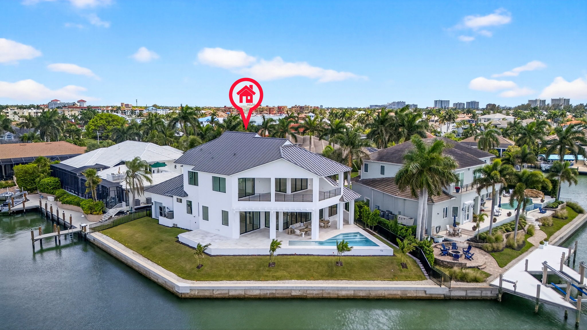 Aerial Rear Exterior 2 - marker