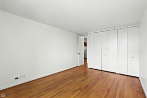 Hardwood floors and large closet