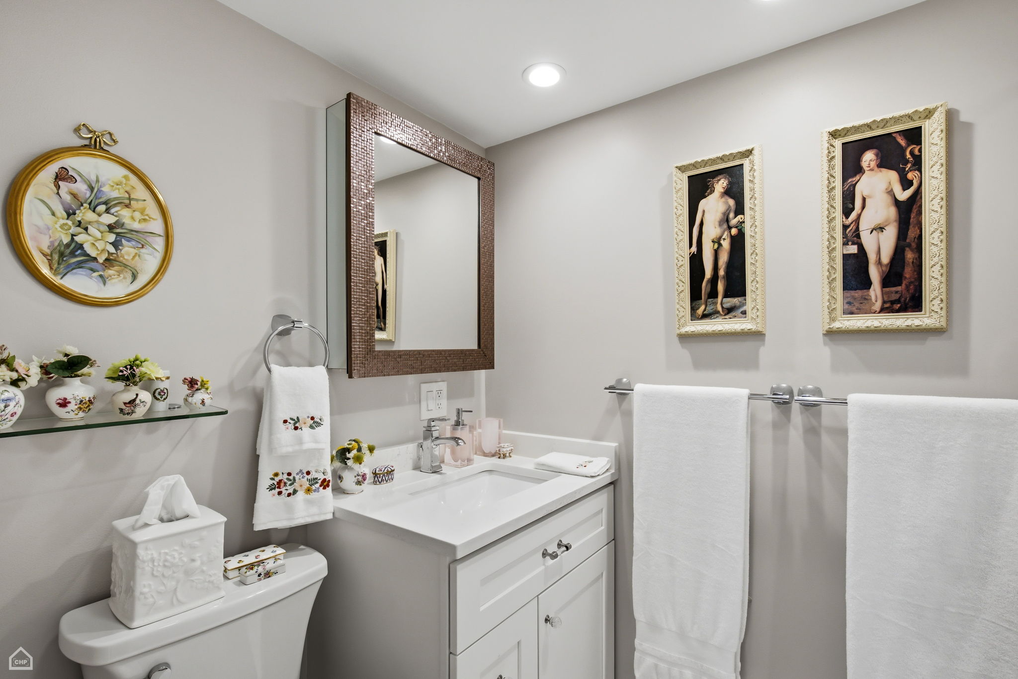 Impeccably renovated primary bath