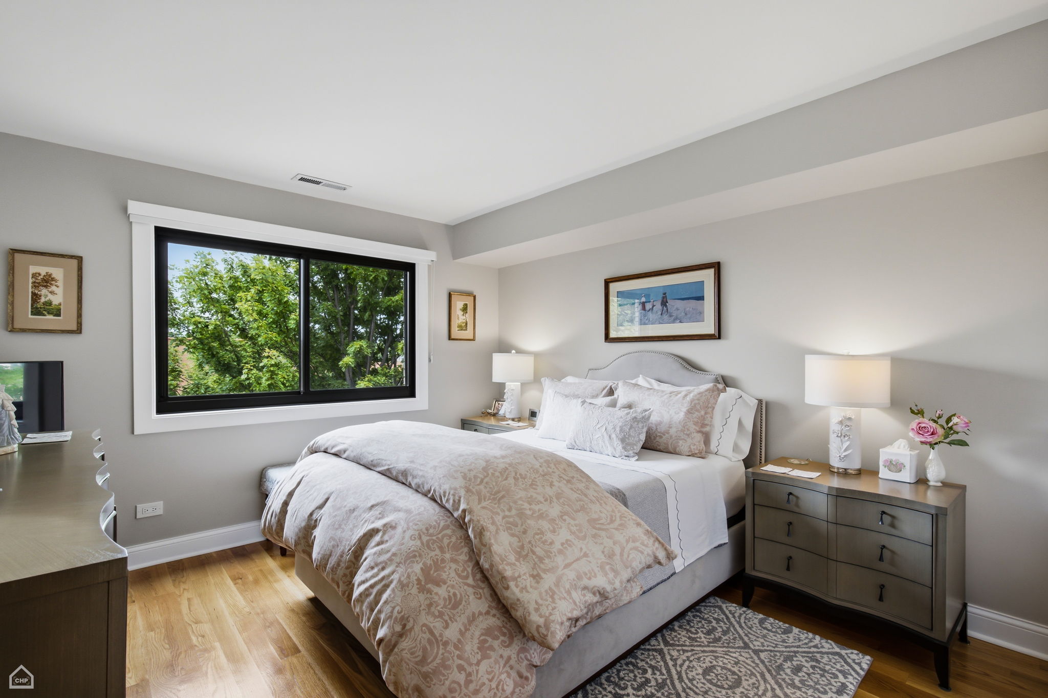 Both bedrooms have darkening shades to block the sun when you wish