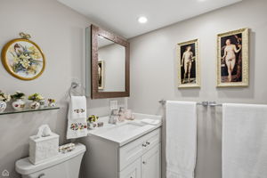 Impeccably renovated primary bath