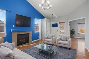 Living Room Virtual Staging