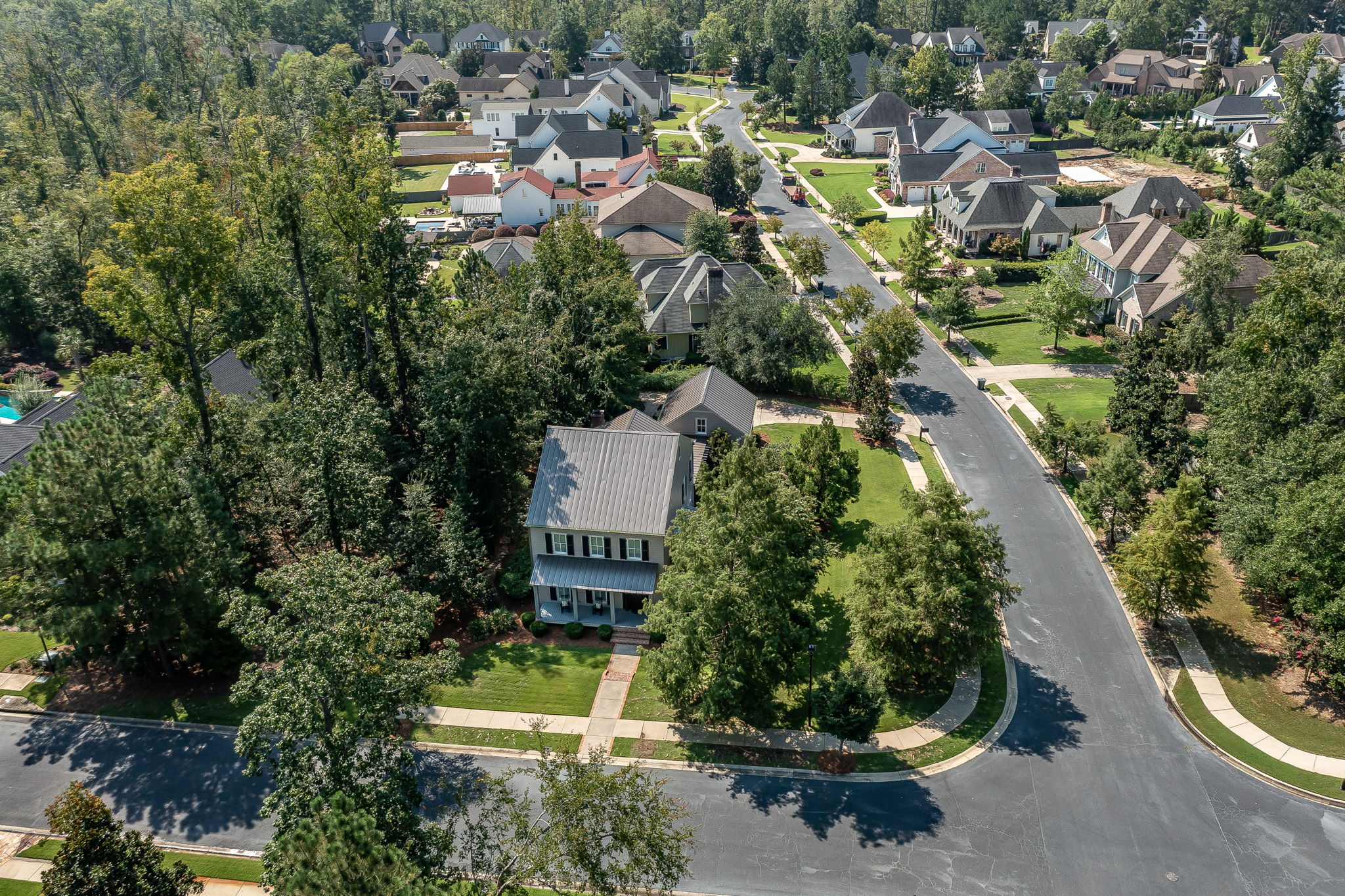 Aerial View Of Home