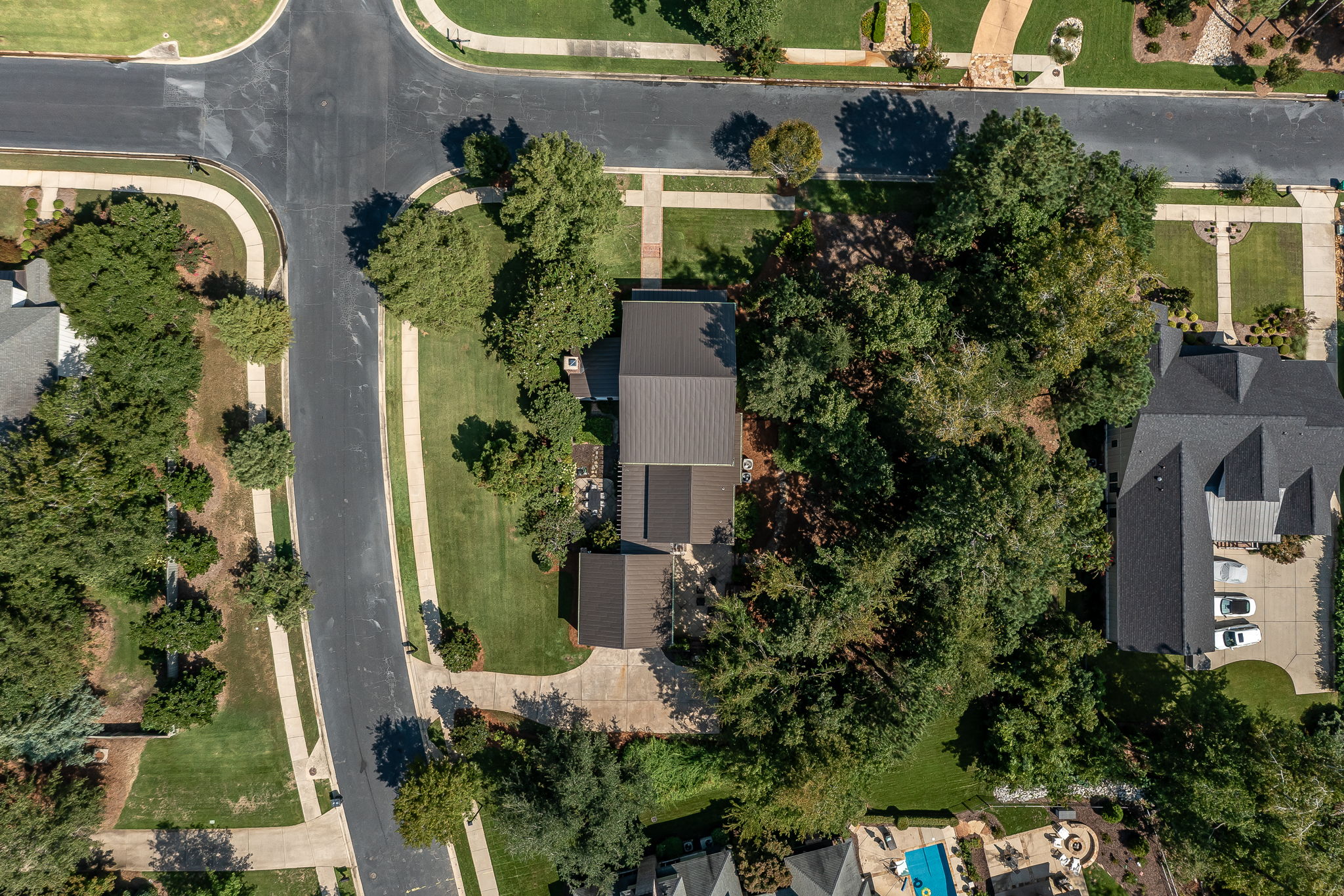 Aerial View Of Home