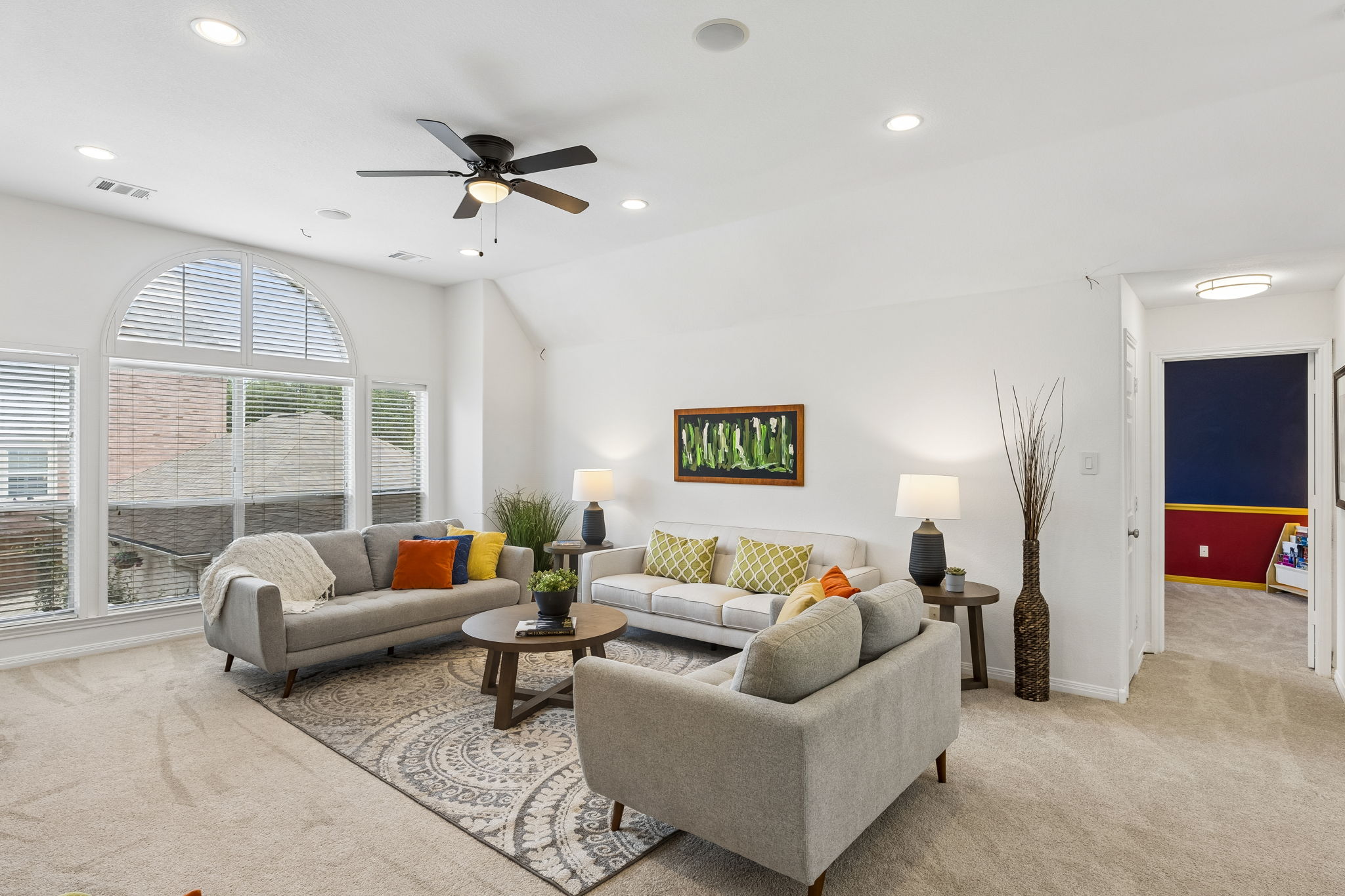 Spacious Game Room Upstairs