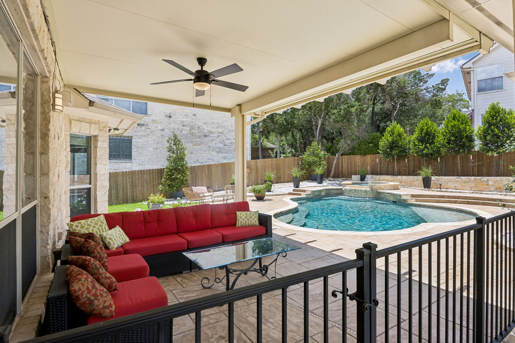 Covered Pool Patio