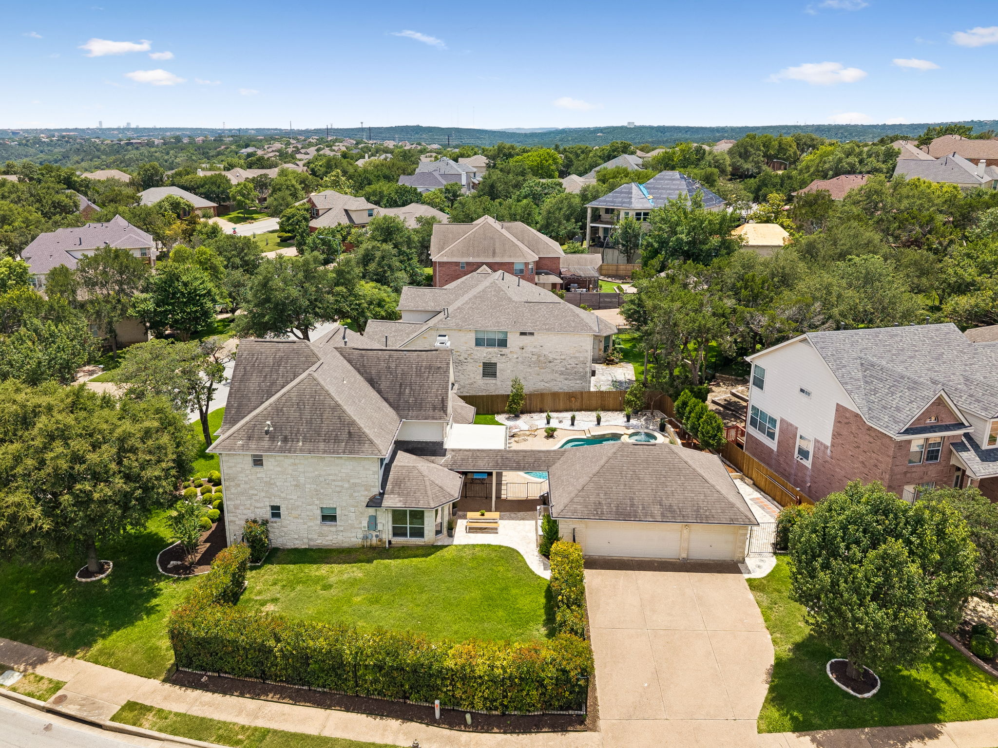 Aerial View to the South