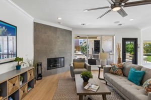 Upgraded Fireplace Surround