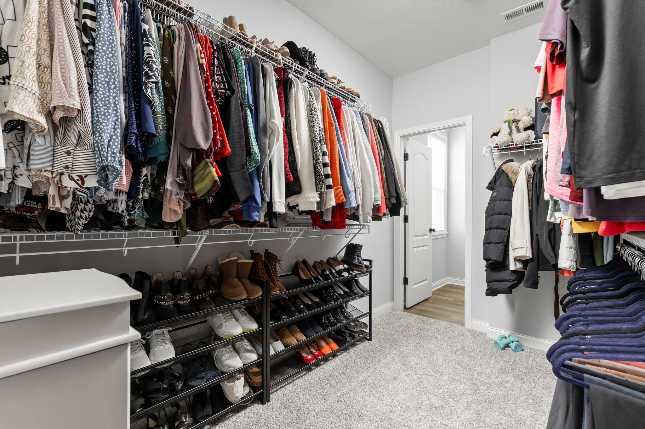 Master Walkin/thru Closet