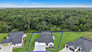 Front Exterior-Arial View with Property Lines