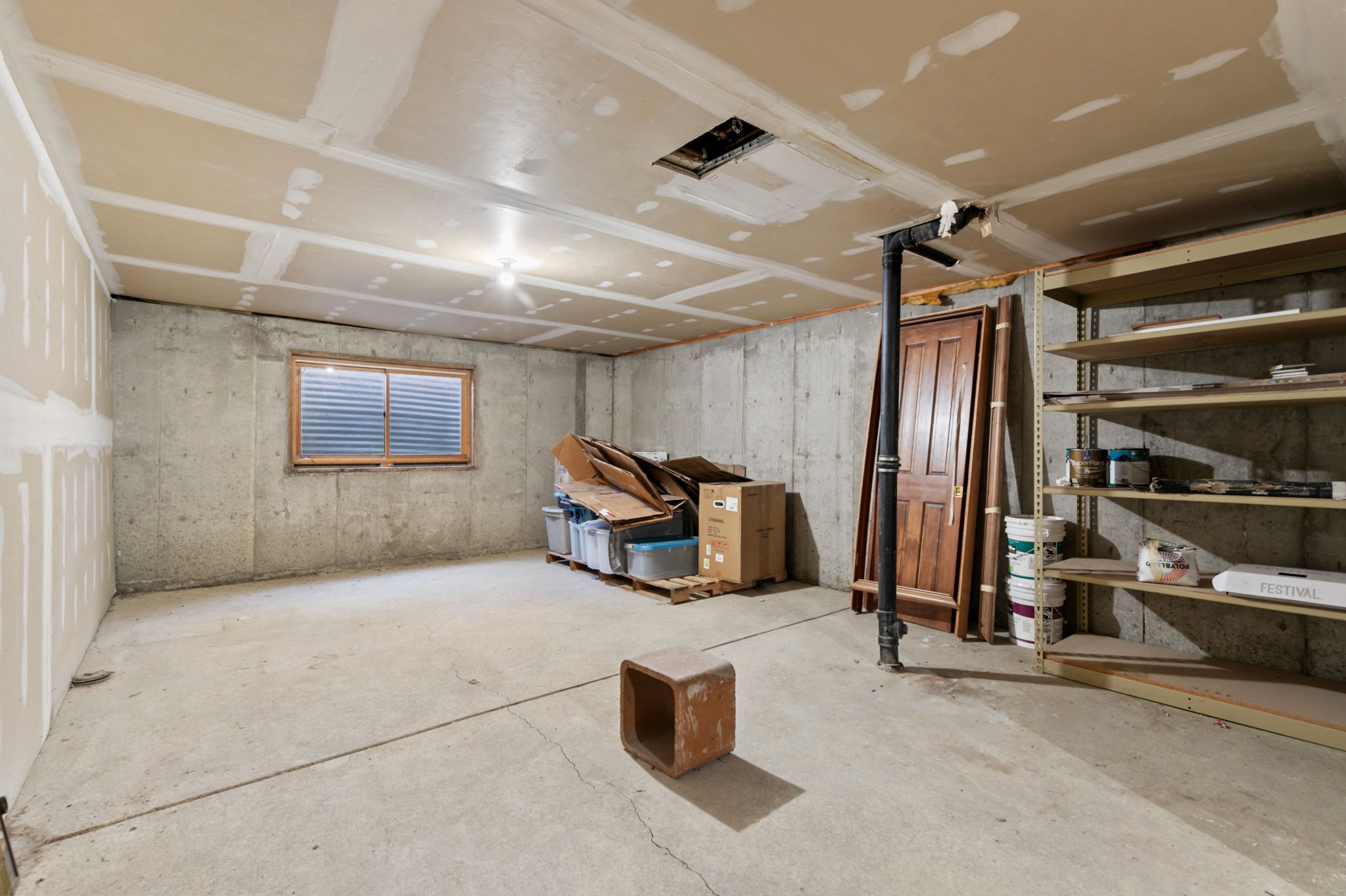 505 sqare foot basement for tons of storage