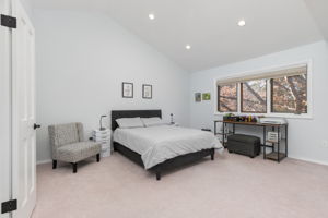 Second bedroom with remodeled ensuite bathroom