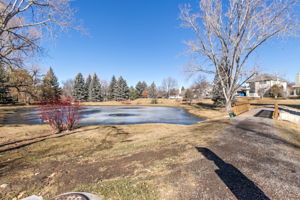 Open space with walk trails and peaceful lake out your door