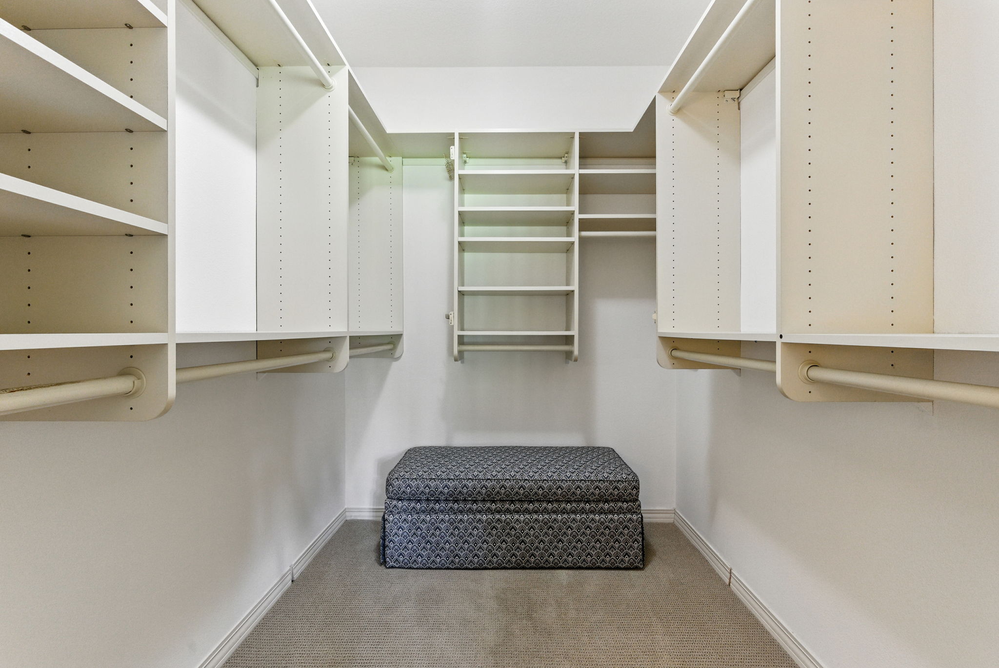 Primary Bedroom Closet With Organizers