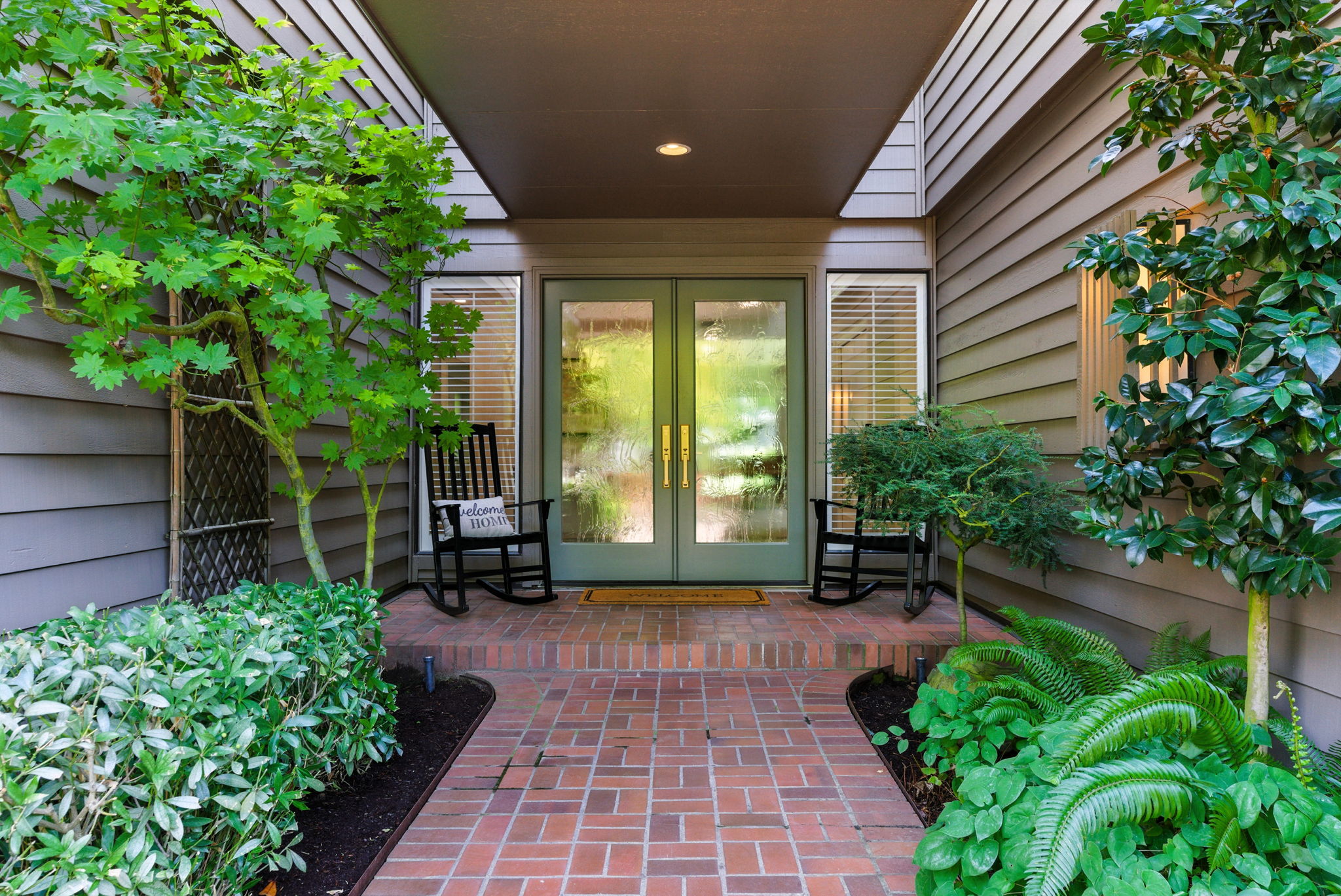 French Doors with privacy glass