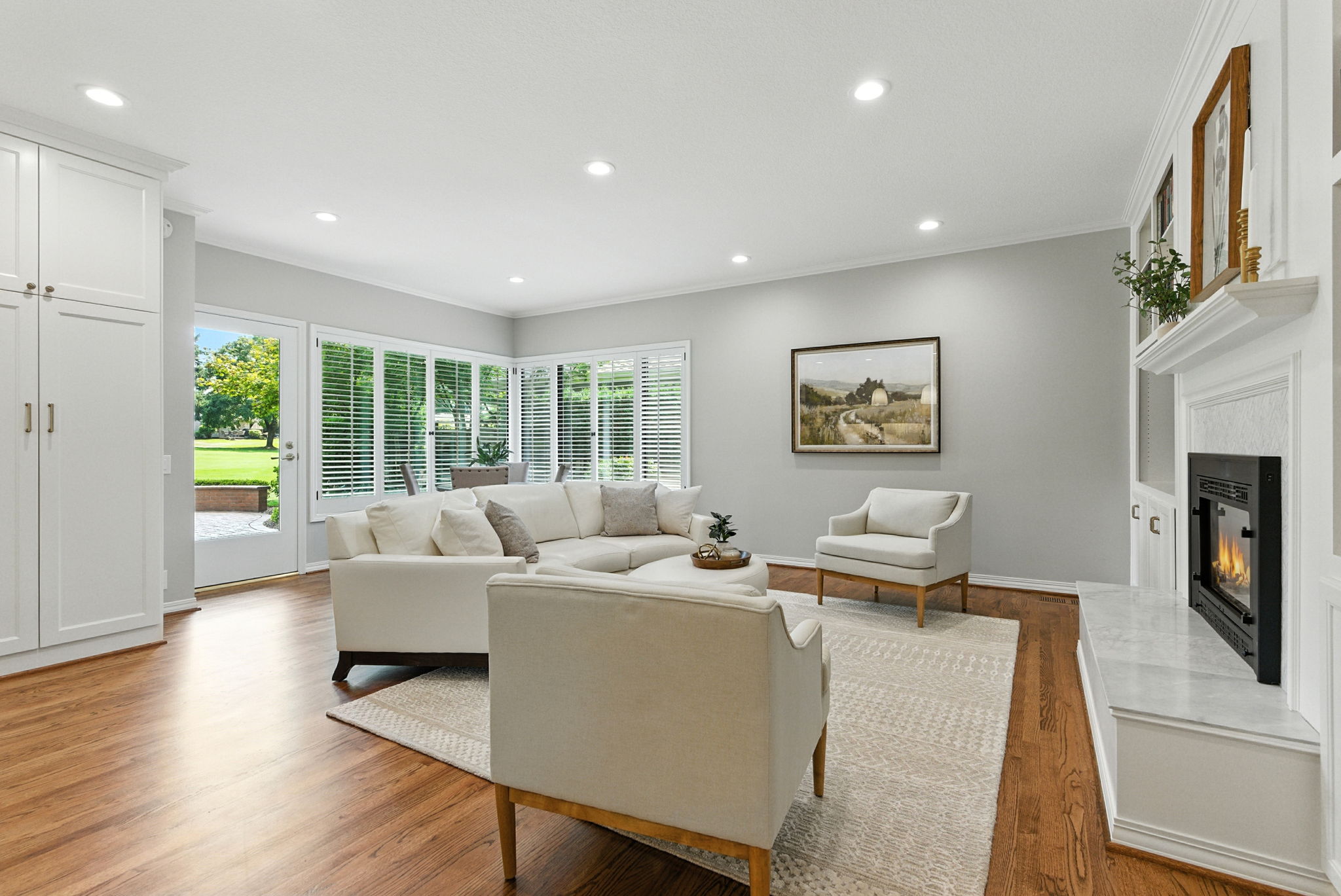 Family Room with views