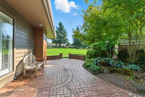 Side Patio with Golf Course View