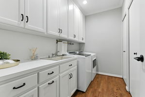 Laundry Room with Storage