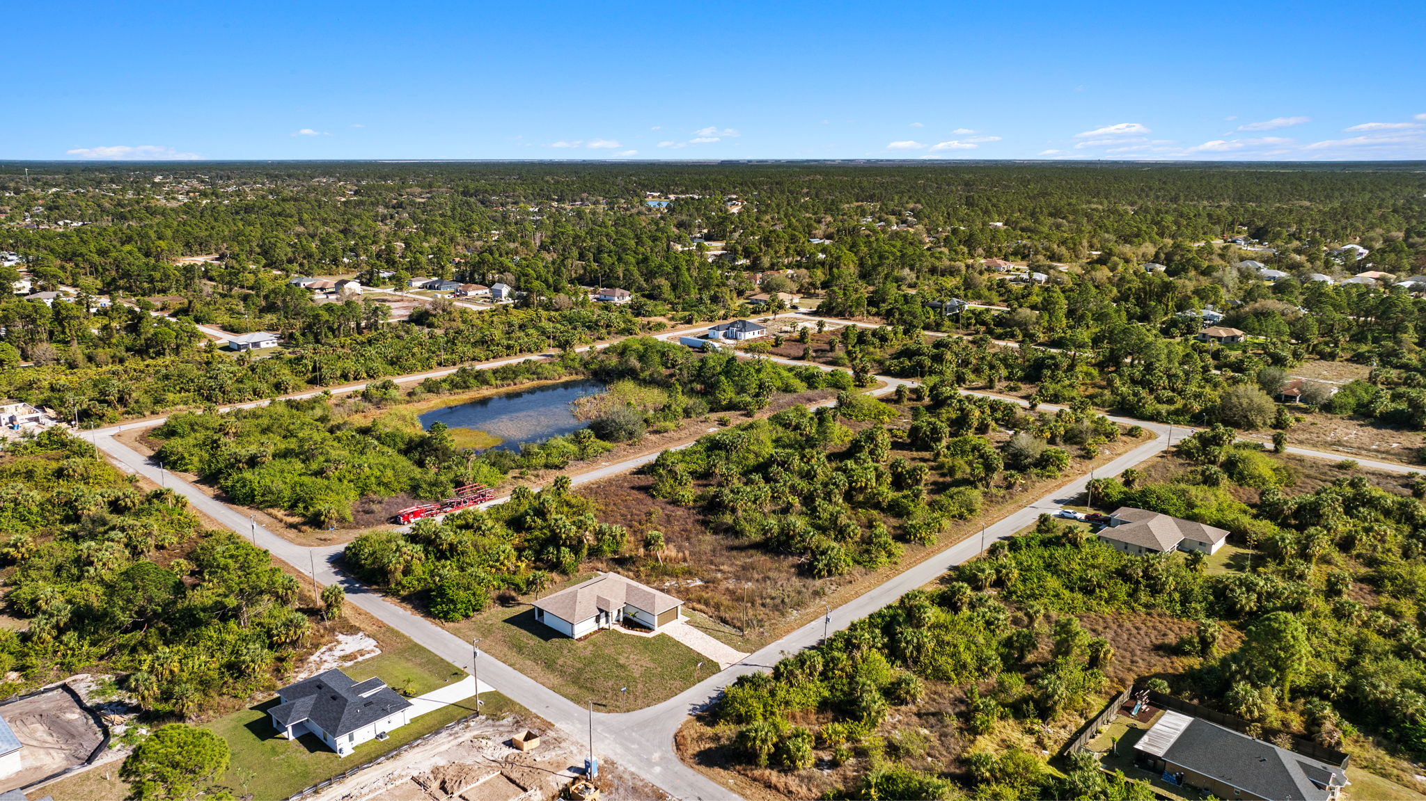 Aerial Front Exterior 4