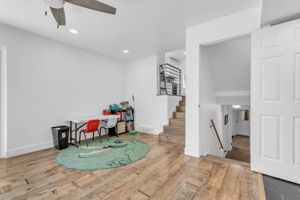 Play corner in lower Family room