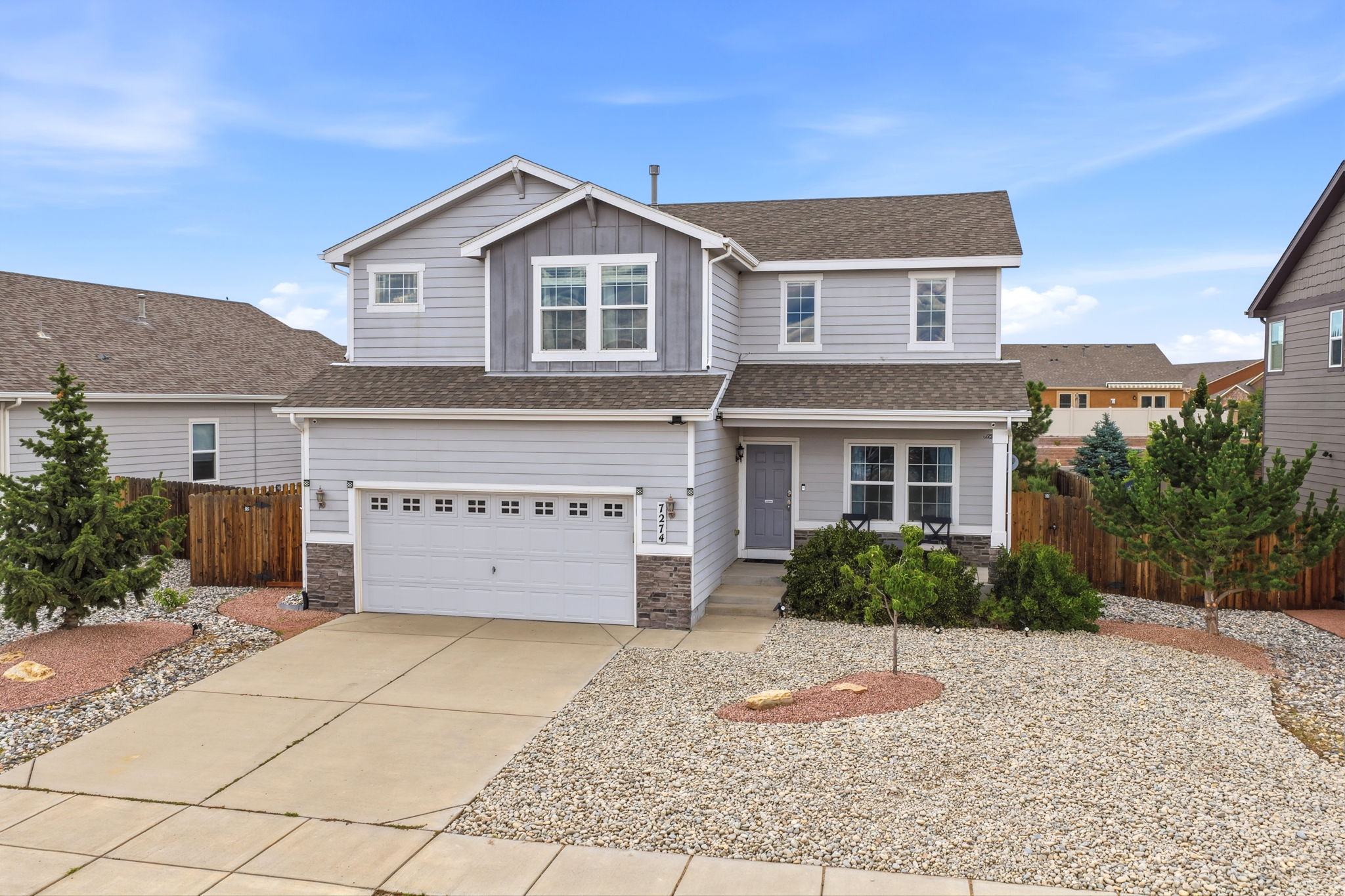 Low-Maintenance Xeriscaped Front Yard