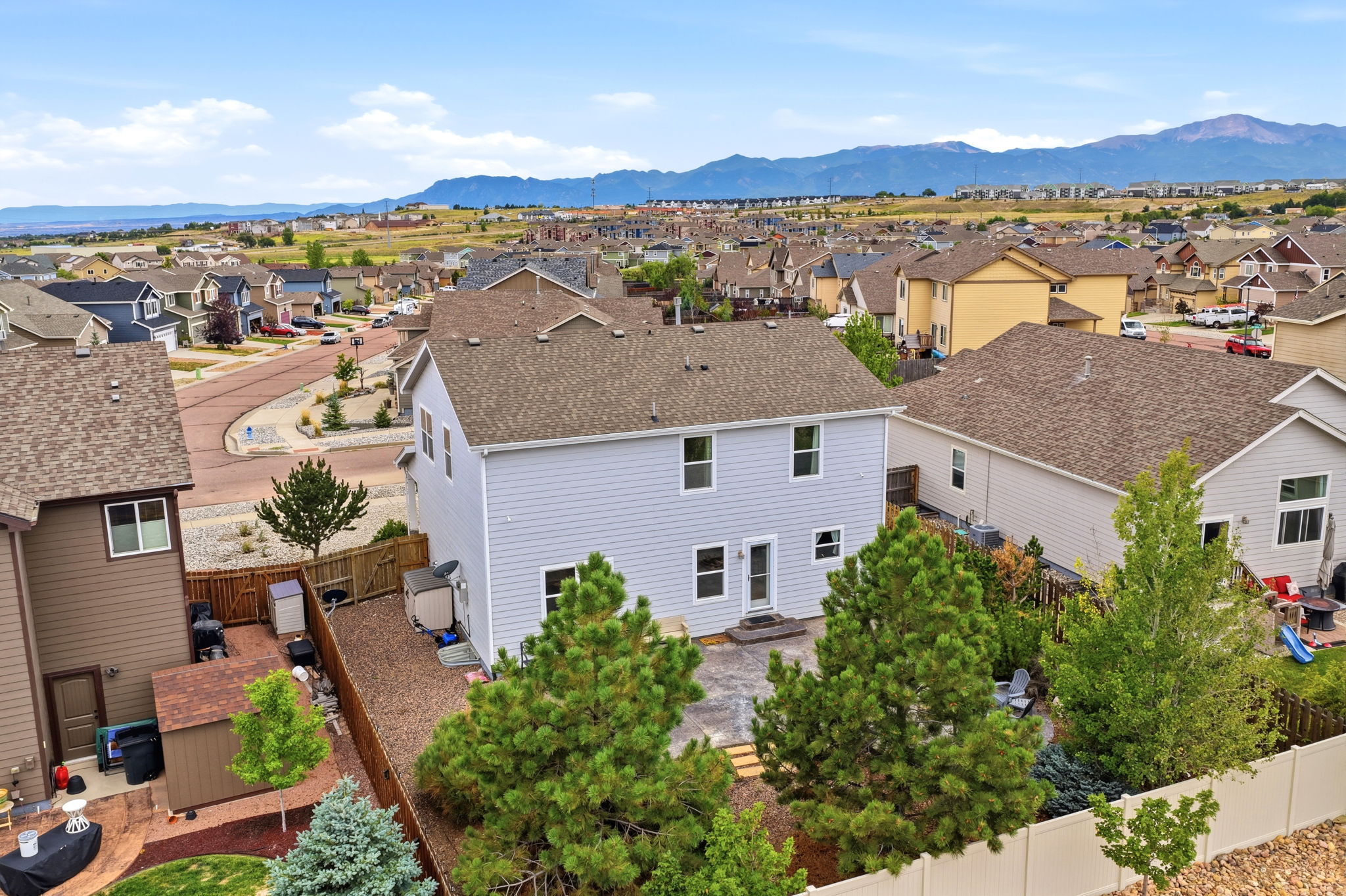Large Yard with Shed