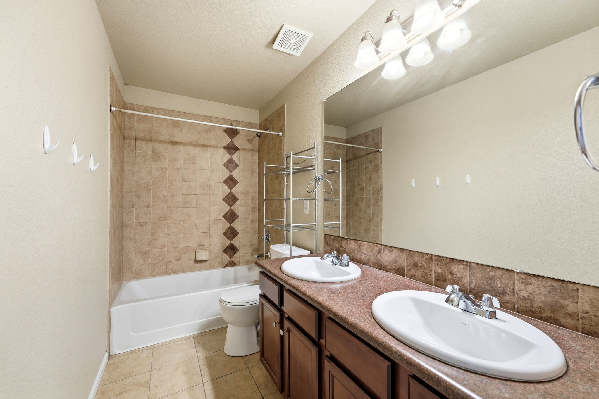 2nd Full Bath on Upper Level- Dual Vanity