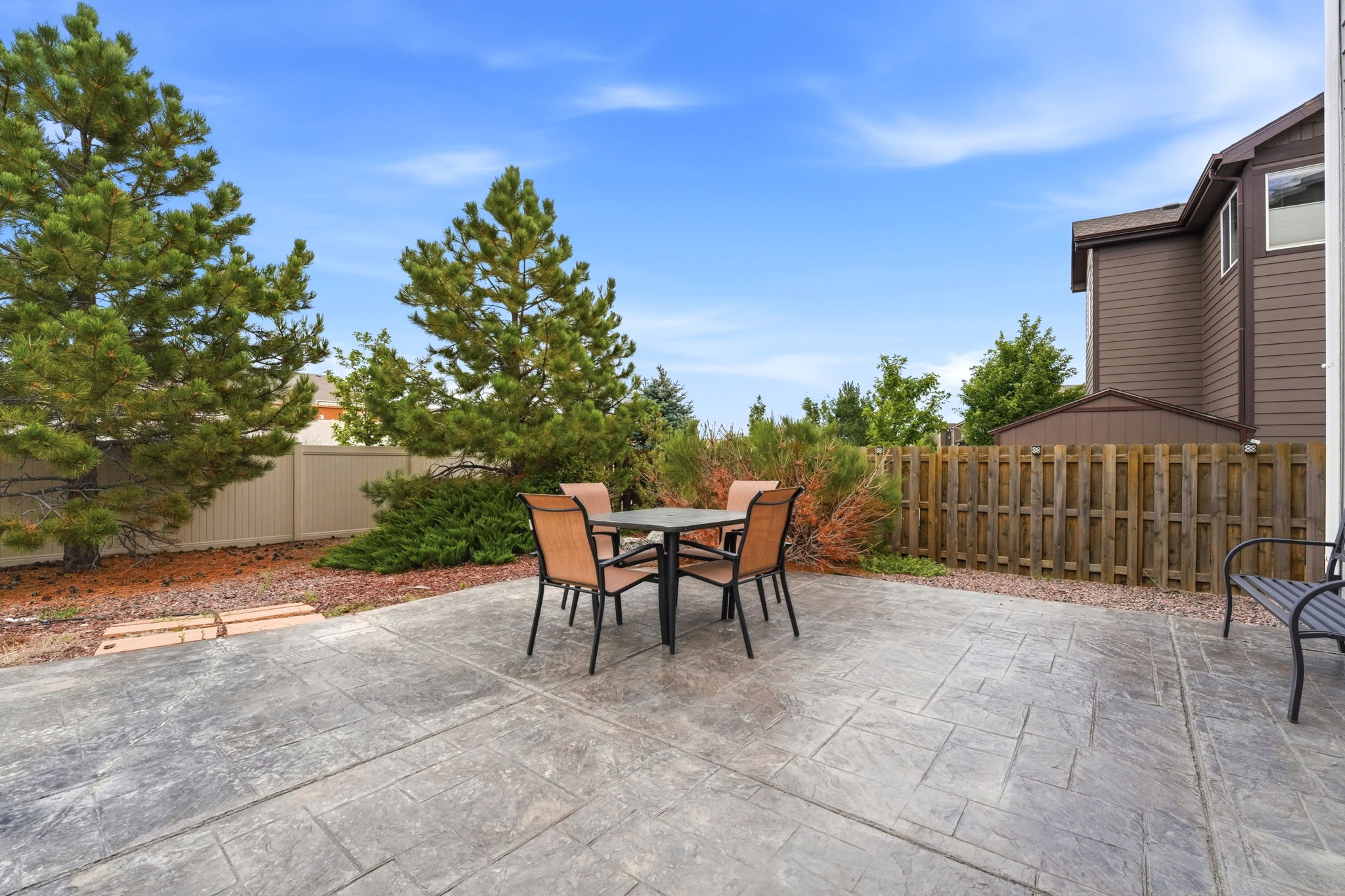 Fully-Fenced Backyard