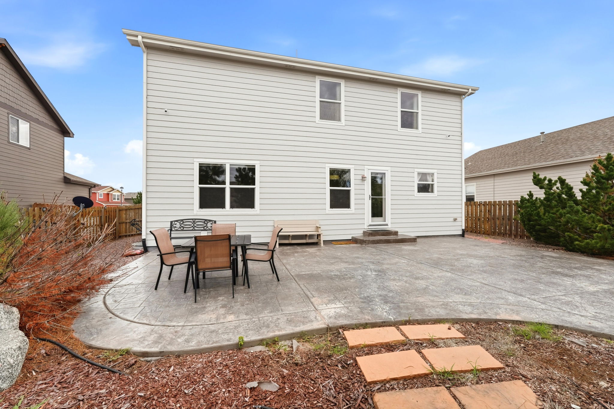 Stamped Concrete Patio, Great for entertaining