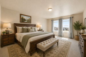 Primary Bedroom *Virtually Staged*