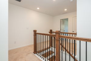 Upgraded Railing & Wrought Iron Balusters.