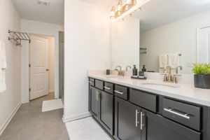 Master Bath w upgraded Tile Flooring.