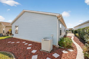 Stoned Rear/Side Yard with Walkway