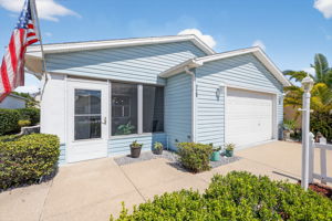 Front Elevation and Patio
