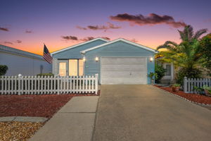 Twilight Front Elevation