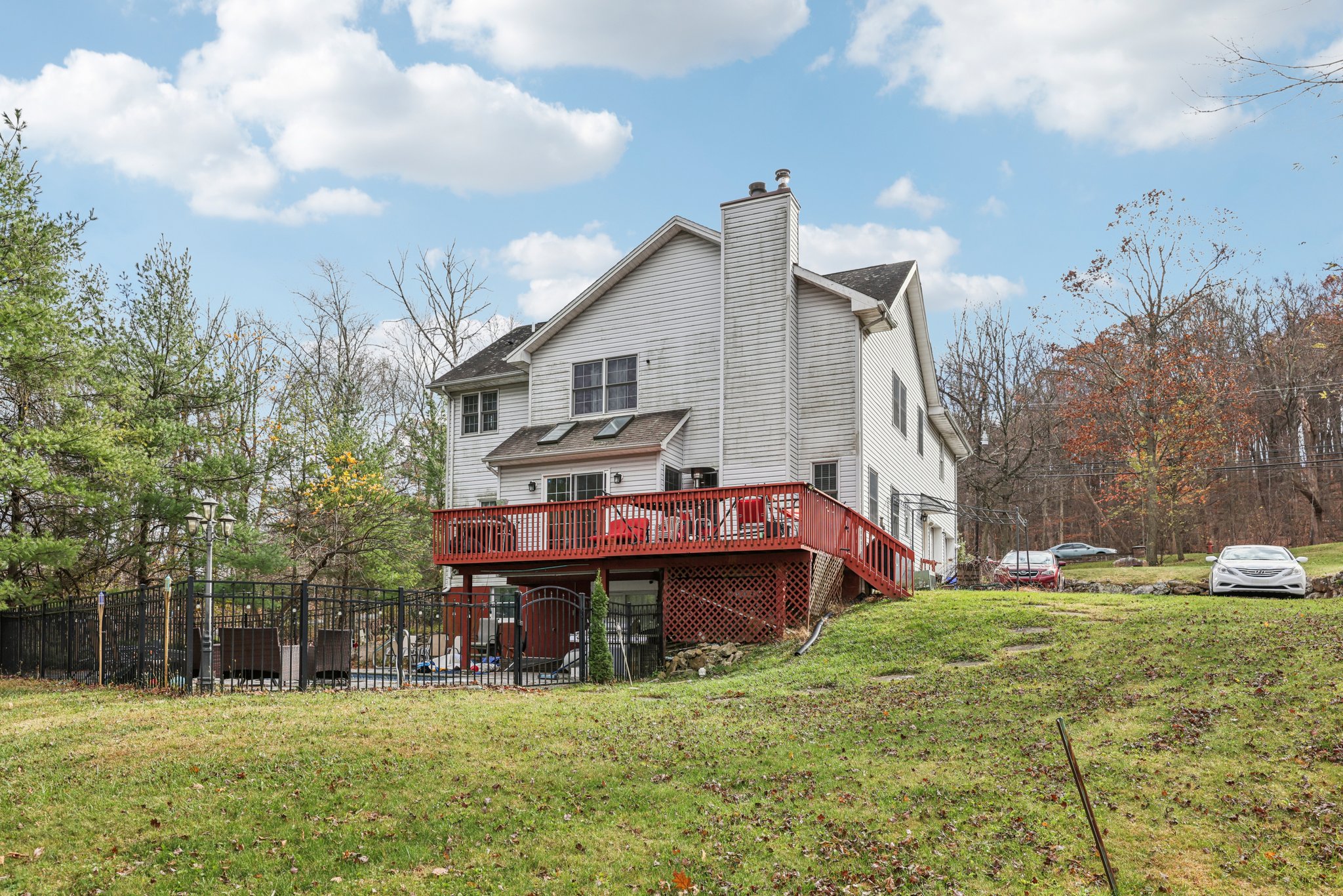 Surrounded by privacy and .63 acres