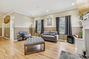 Living Room with beautiful HW floors