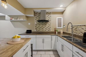 Basement kitchen fully equipped